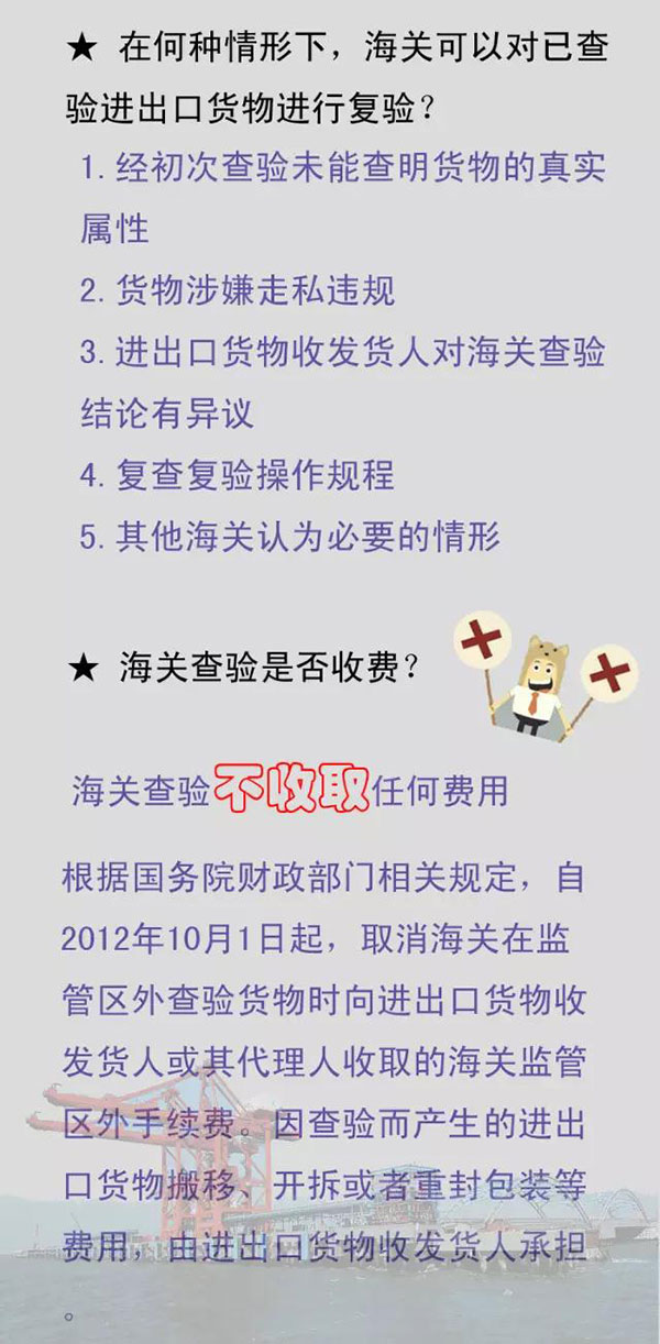 进出口货物查验须知 进出口货物查验须知