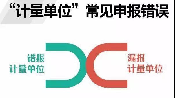 报关不出错 | “计量单位”常见申报错误