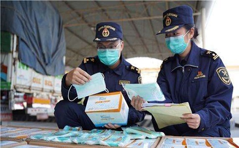海关进口清关口罩